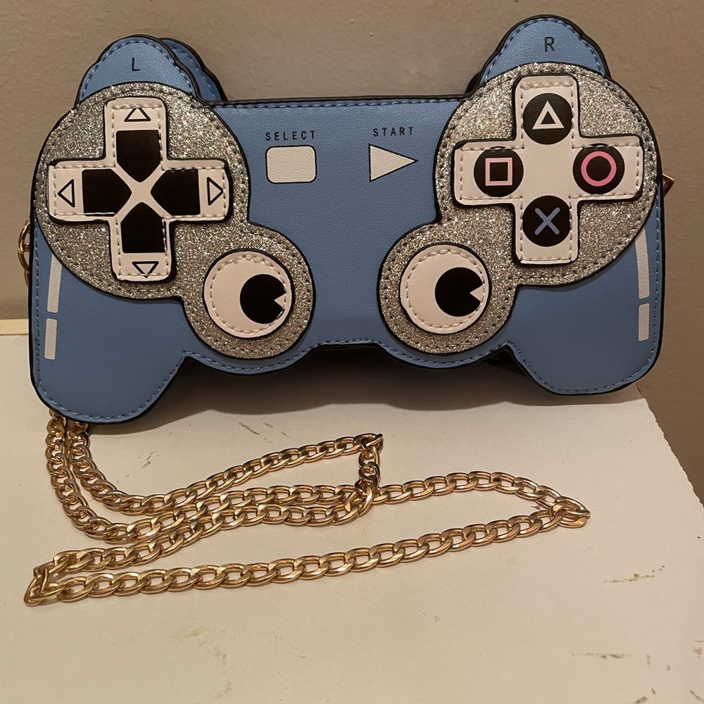 NWOT Kawaii Gamer Girl Video Game Controller Crossbody Bag
